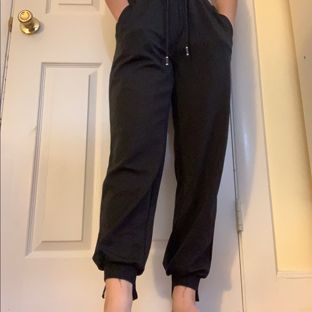 black sweatpants joggers
